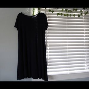 Navy blue swing dress